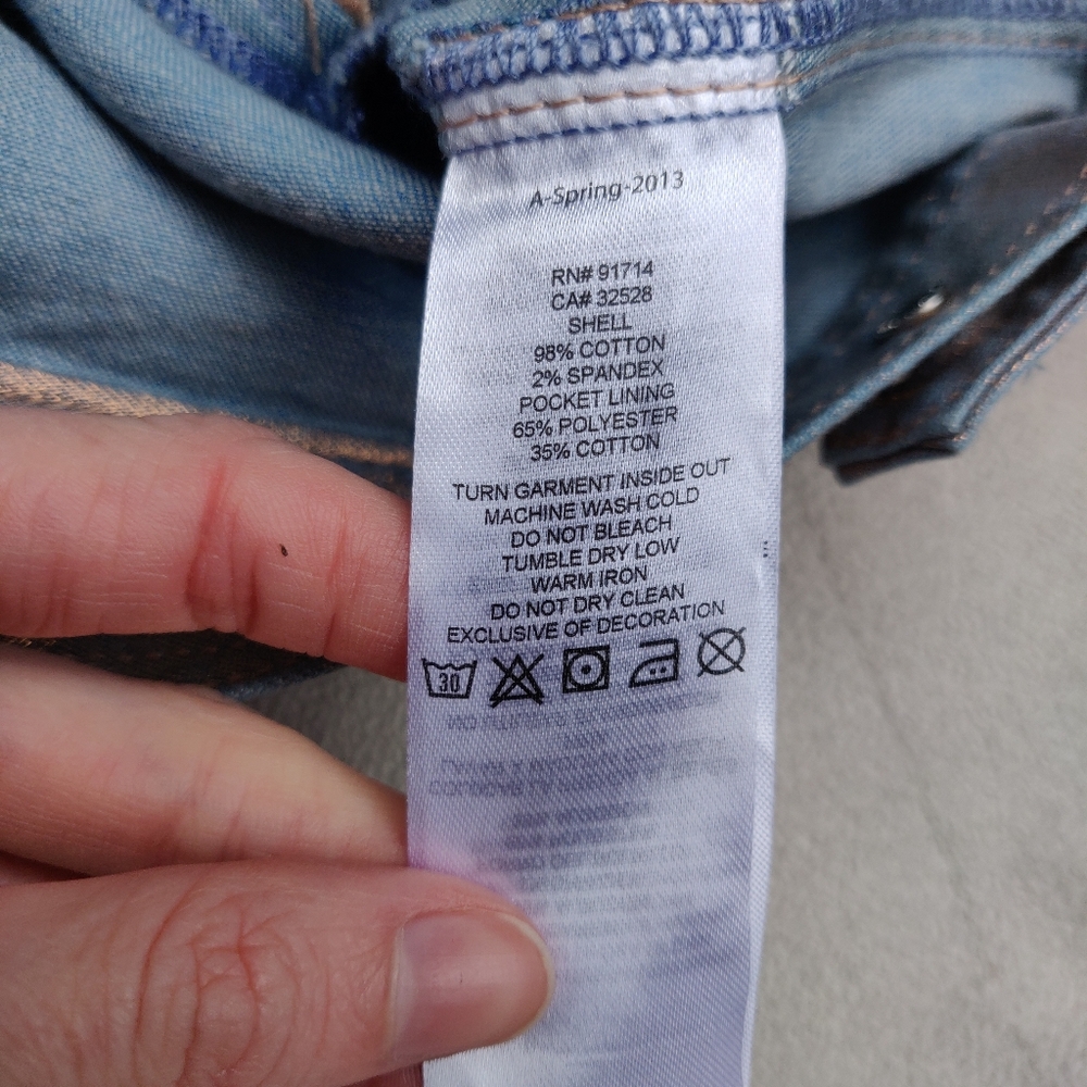 A/X Metallic Jean Jacket - Picture 8 of 8